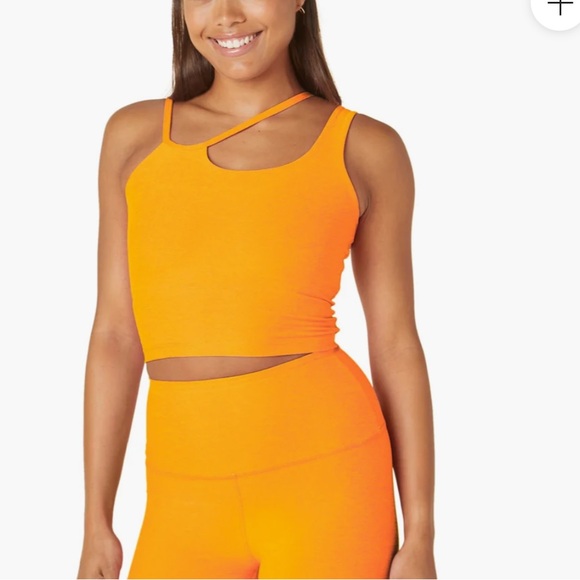 Beyond Yoga Spacedye Shapeshift Cropped Tank tangerine - Picture 3 of 6